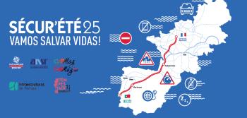 Campanha de segurança rodoviária intitulada "Sécur'été"